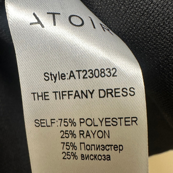 REVOLVE Atoir NWT Black Gold Tiffany Mini Dress Size 2 XS Luxury Birthday Unique - Picture 12 of 15